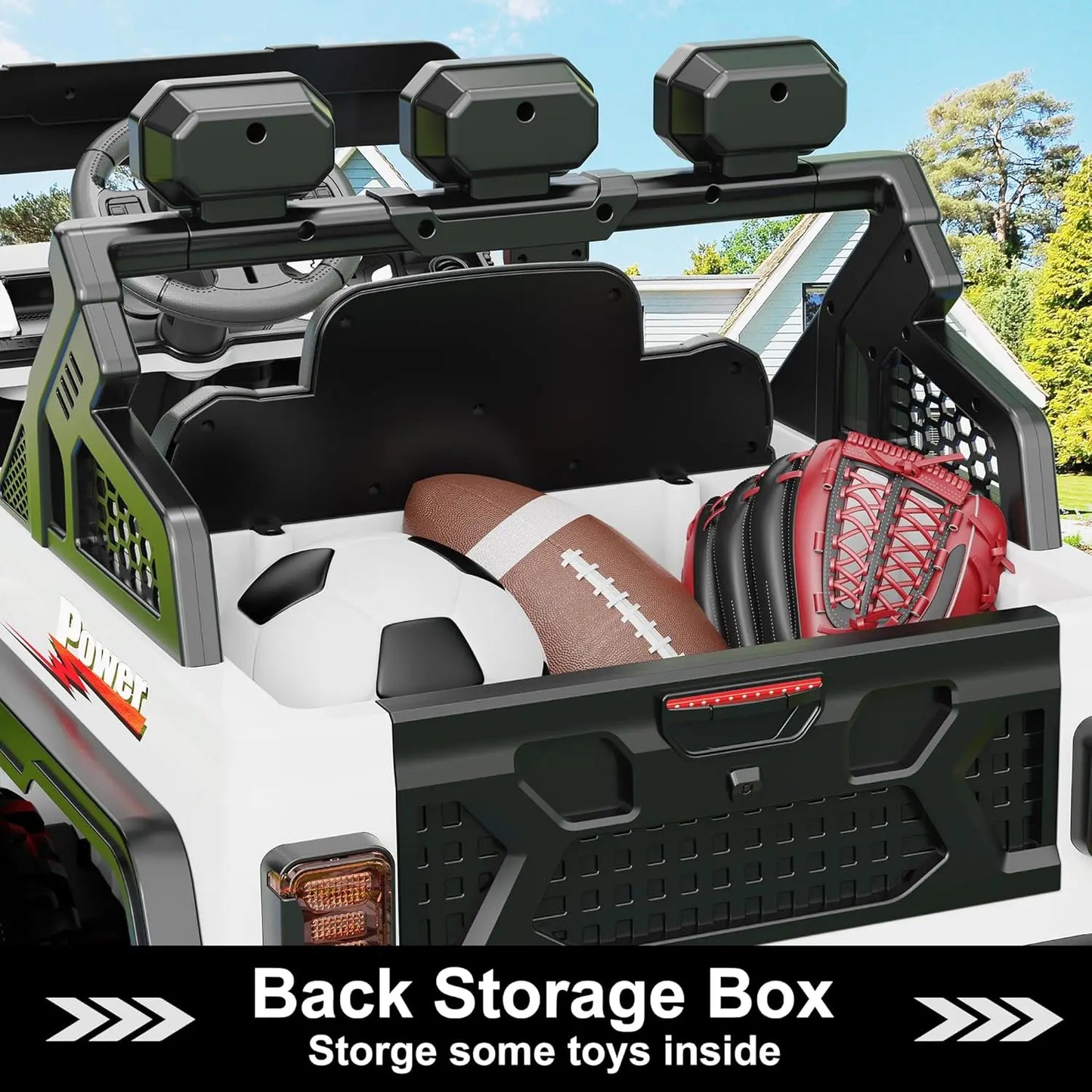 24V 6-Wheel 4WD Kids Ride-On Car with Remote | Kids Rider(Age : 3-14 Years)