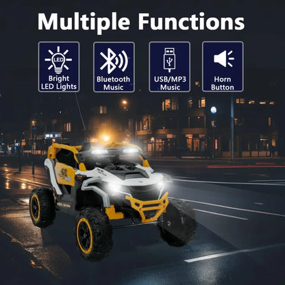 12V 2-Seater Kids Ride-On UTV Truck with Parent Remote | (4-12 Years Age)