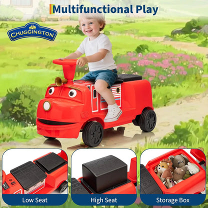 12V 3-Seater Ride On Train for Kids | Ride On Toy Car with 2 Speeds One-Button Start | Best Gift for Toddlers
