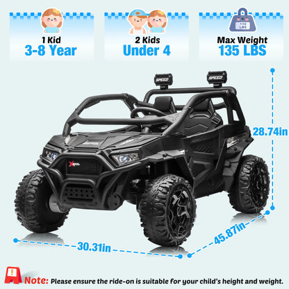 24V 4WD Kids Electric Off-Road UTV with Remote Control(Age: 3 to 10 Years)