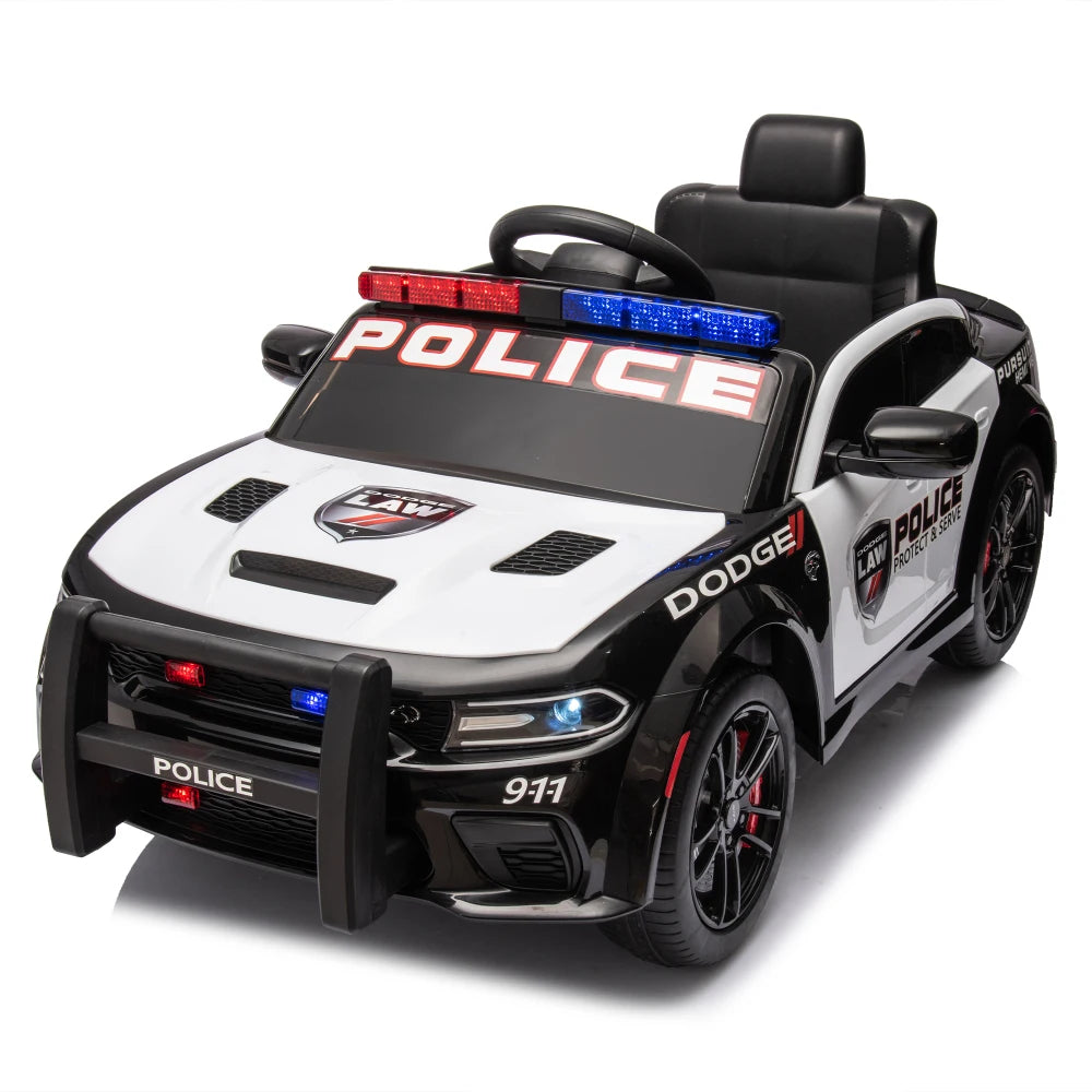 🚔 Dodge Charger 12V Kids Ride-On Police Car w/ Remote & Lights
