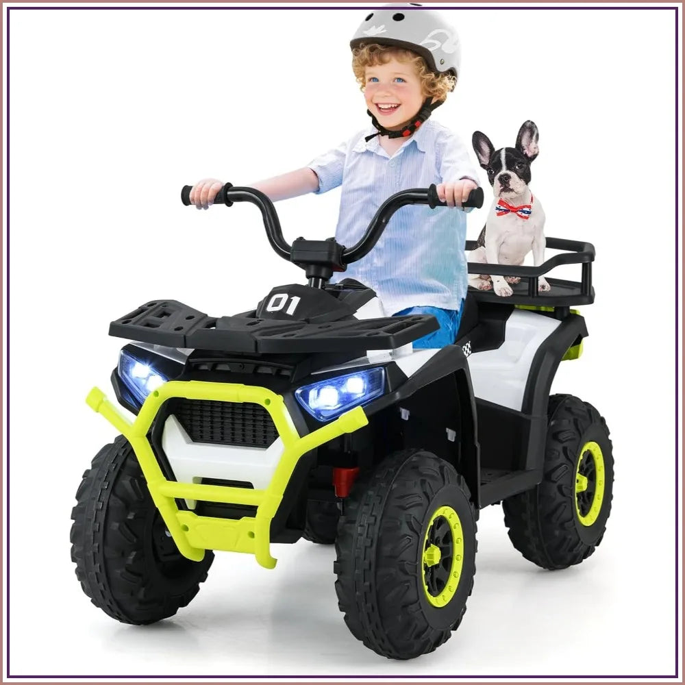 4x4 24V Ride-On ATV Quad With Spring Suspension | Best Off Road Ride for Kids