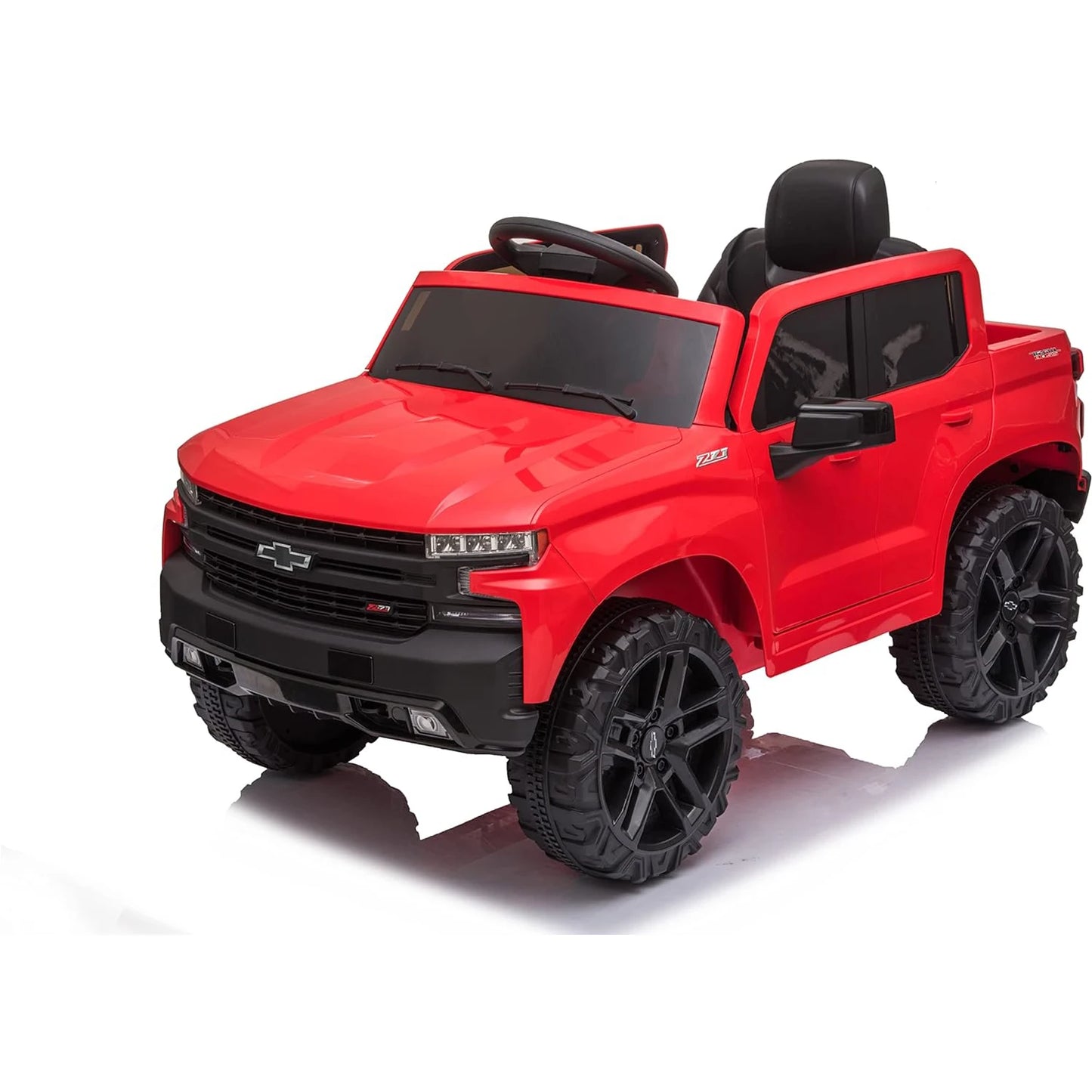 Chevrolet Silverado 12V Kids Ride-On Truck w/ Remote & Bluetooth