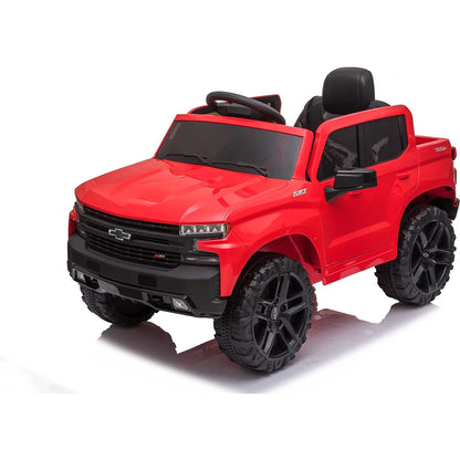 Chevrolet Silverado 12V Kids Ride-On Truck w/ Remote & Bluetooth