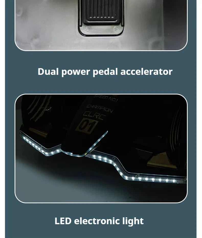 12V 2-Seater F1 Sport Kids Go Kart with Parent Control | Kids Rider (Recommended Age: 3–8 Years)