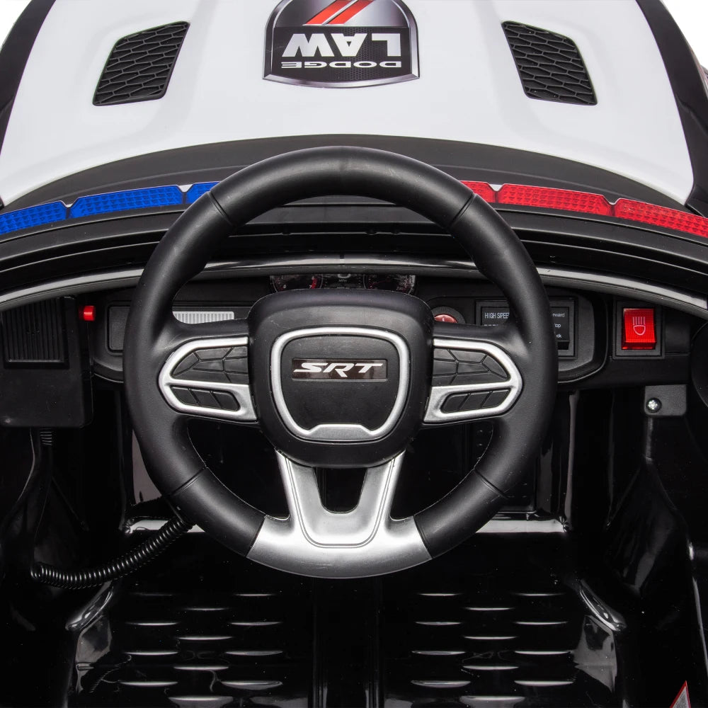 🚔 Dodge Charger 12V Kids Ride-On Police Car w/ Remote & Lights