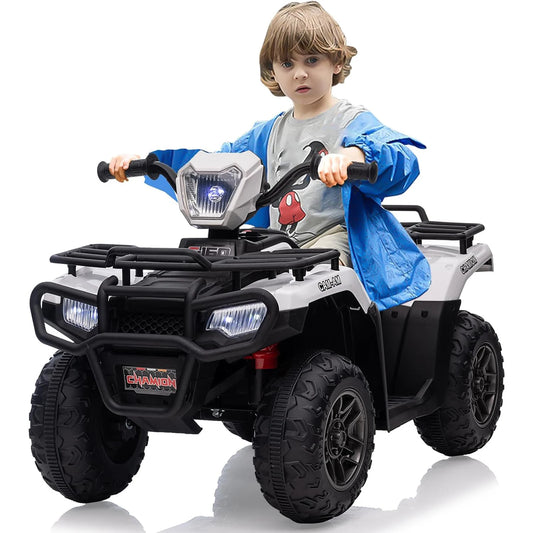 12V Kids Ride-On ATV w/ Lights, Music & USB | Kids Rider (Age: 2-8Y)