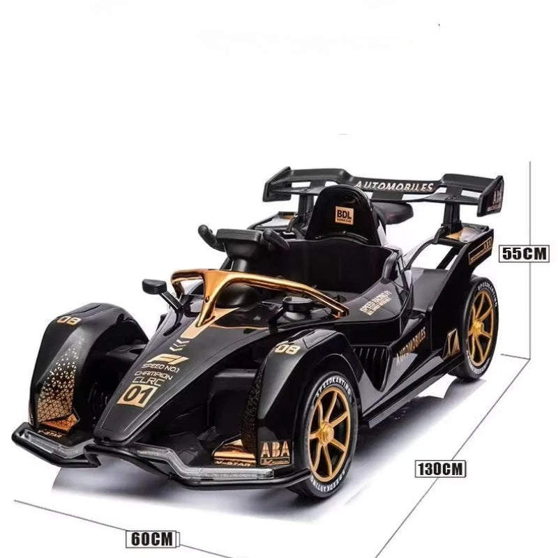 12V 2-Seater F1 Sport Kids Go Kart with Parent Control | Kids Rider (Recommended Age: 3–8 Years)
