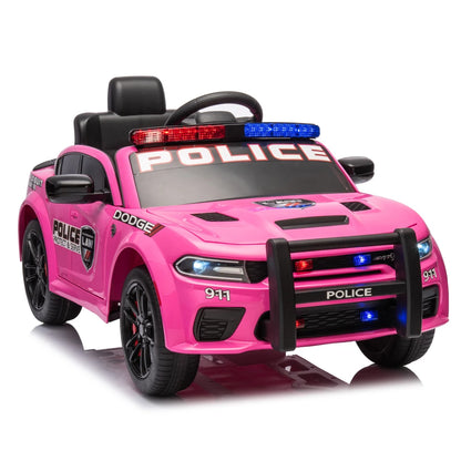🚔 Dodge Charger 12V Kids Ride-On Police Car w/ Remote & Lights