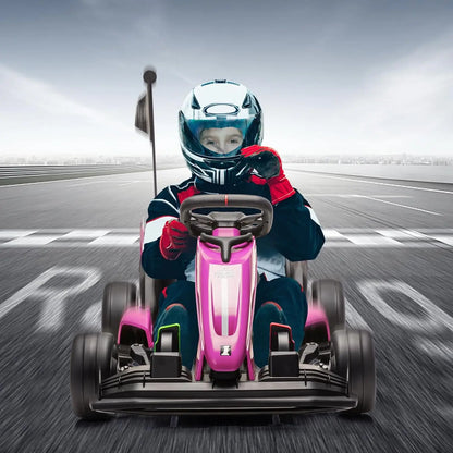 Go Kart for Kids - 24V Drift Cart with 300W Motors, EVA Tires & Parent-Safety