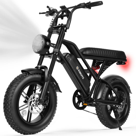 ESKUTE V100 Electric Dirt Bike | 1500W Peak | 48V 13Ah | 28 MPH| 60-Mile Range | Kids Rider