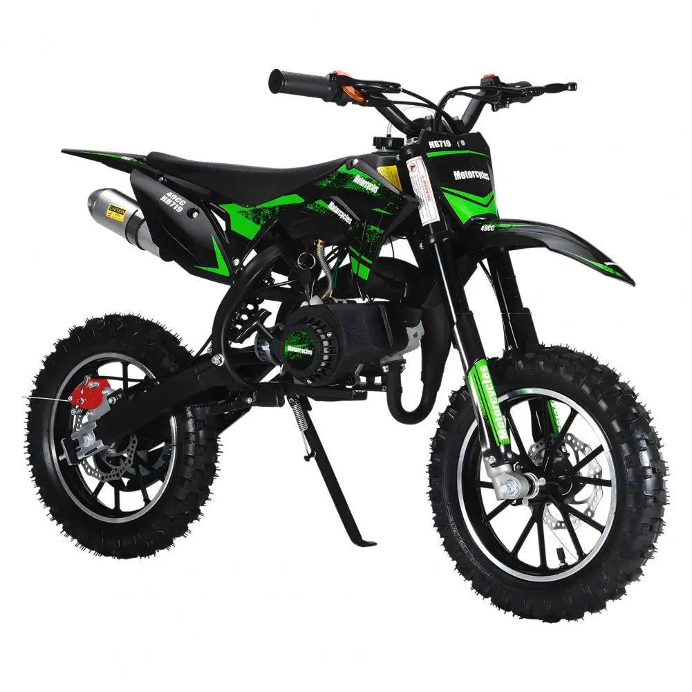 49cc Mini Kids Dirt Bike 2-Stroke Gas Motorcycle W/ Off-Rode Tire Up To 25 MPH
