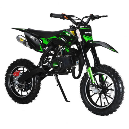 49cc Mini Kids Dirt Bike 2-Stroke Gas Motorcycle W/ Off-Rode Tire Up To 25 MPH