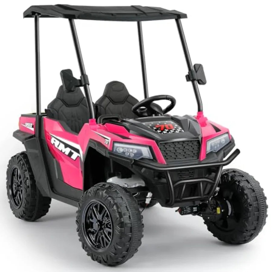 24V 2-Seater Kids Dump Truck 4WD w/ Remote & Sun Shade | (Age: 4-12Y)