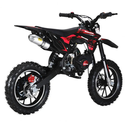 49cc Mini Kids Dirt Bike 2-Stroke Gas Motorcycle W/ Off-Rode Tire Up To 25 MPH
