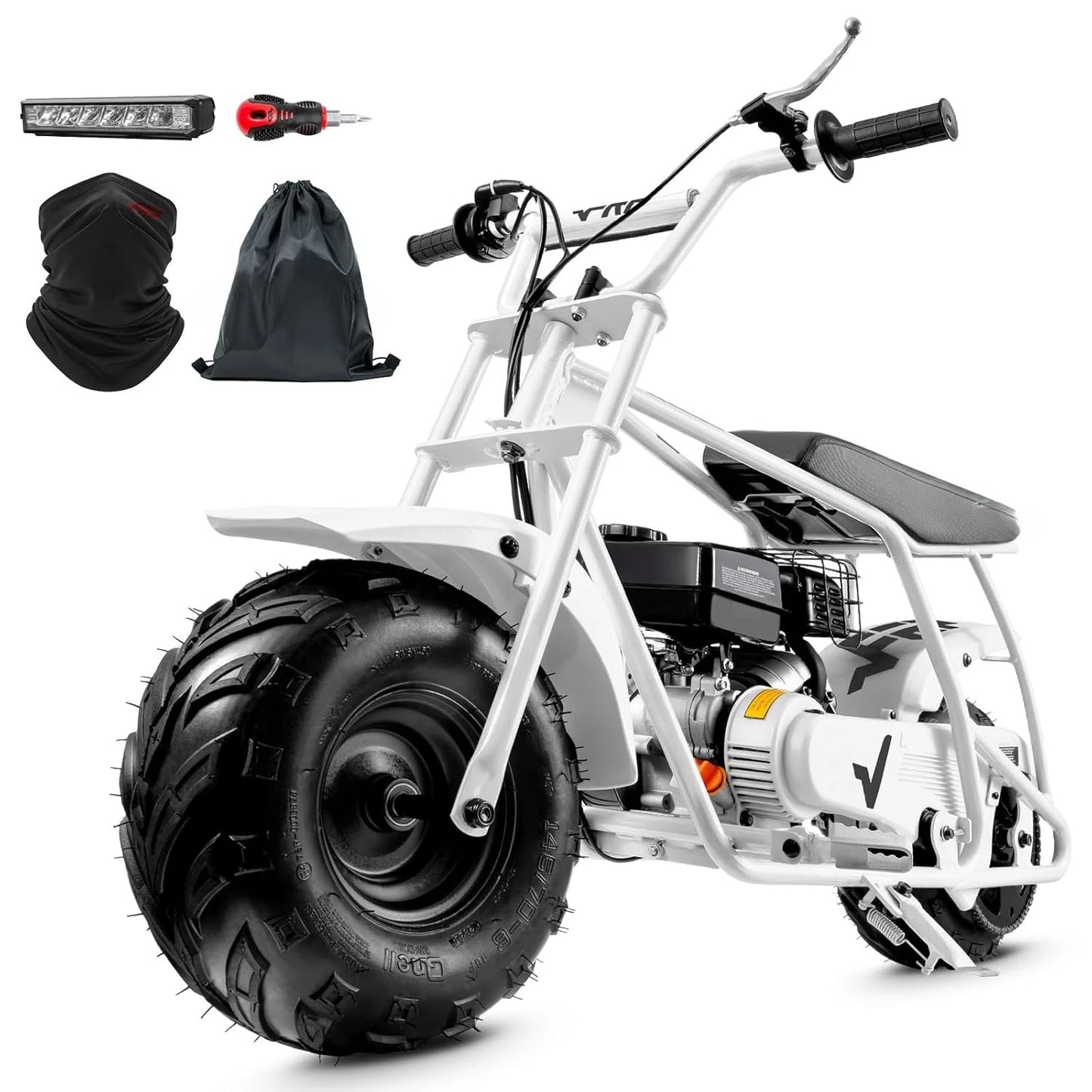 GMB100 99cc Gas Mini Bike for Adults & Teens — Up to 220 lbs