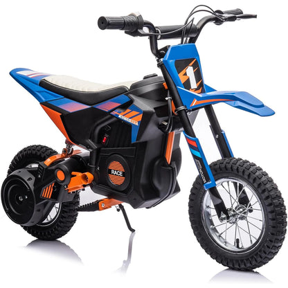 24V 250w Electric Dirt Bike for Kids | Off-Road Electric Motorcycle with Spring Suspension(Age: 6-15Y)