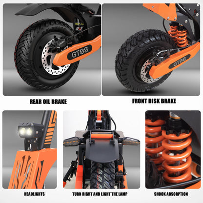 ARWIBON 5600W Electric Scooter | 46 MPH Dual Motor E-Scooter | Kids Rider