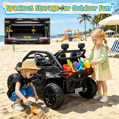24V 4WD Kids Electric Off-Road UTV with Remote Control(Age: 3 to 10 Years)