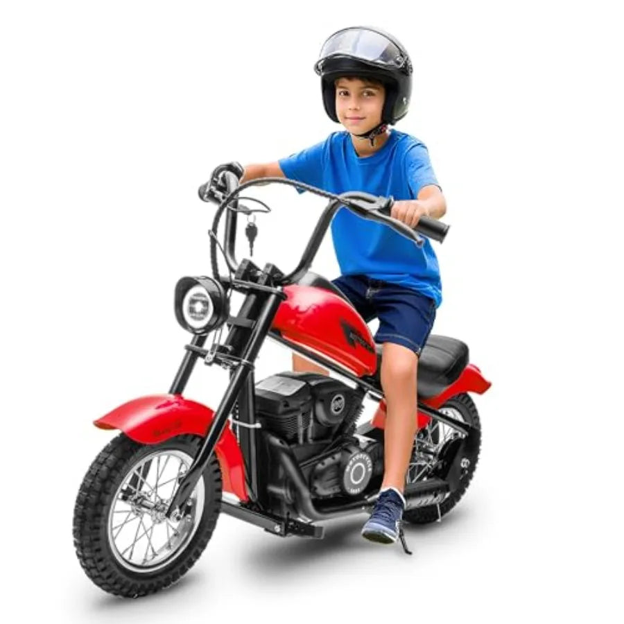 24V Kids Electric Dirt Bike for Ages 5+ | 15 MPH Ride-On Motorcycle | Kids Rider