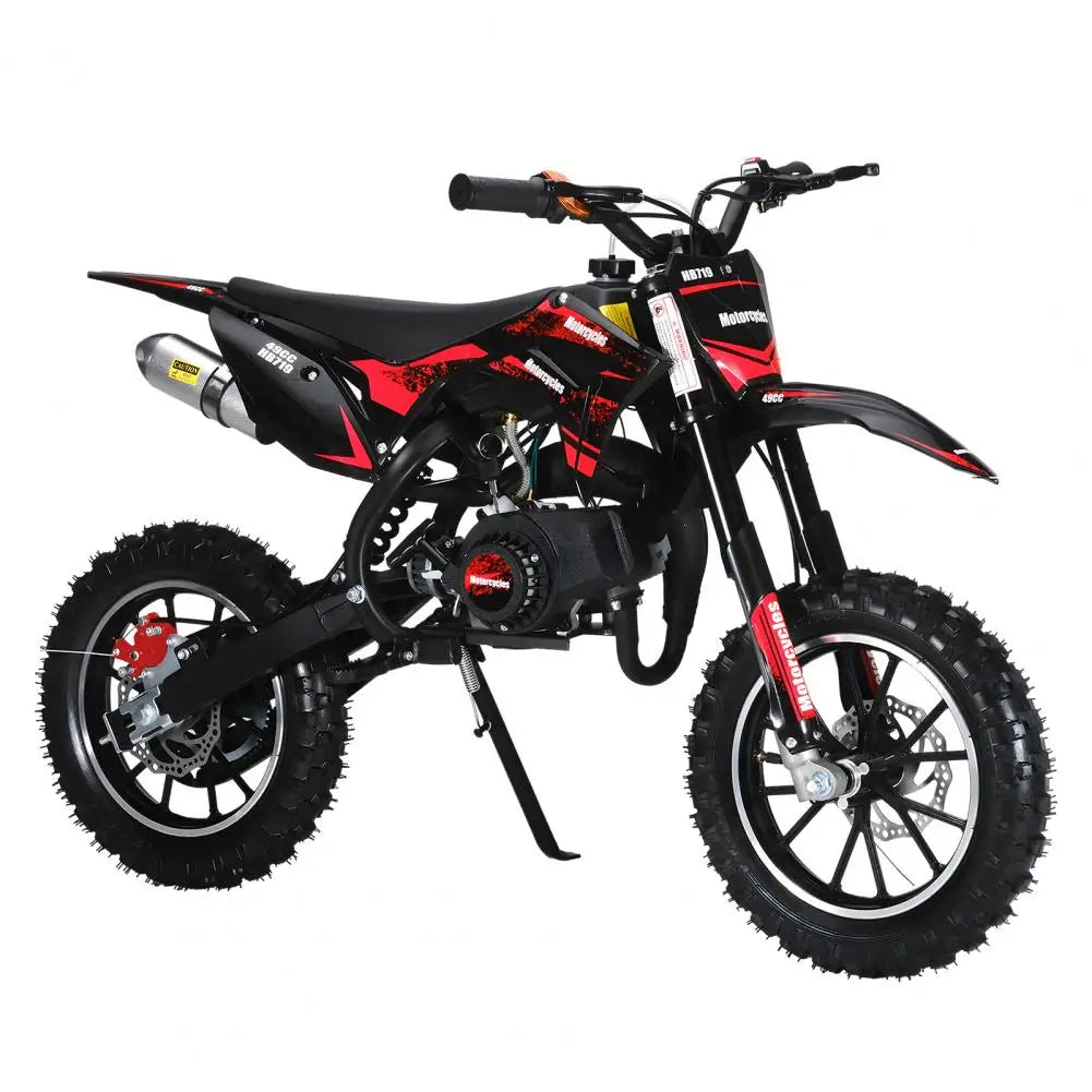49cc Mini Kids Dirt Bike 2-Stroke Gas Motorcycle W/ Off-Rode Tire Up To 25 MPH