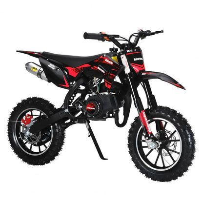 49cc Mini Kids Dirt Bike 2-Stroke Gas Motorcycle W/ Off-Rode Tire Up To 25 MPH