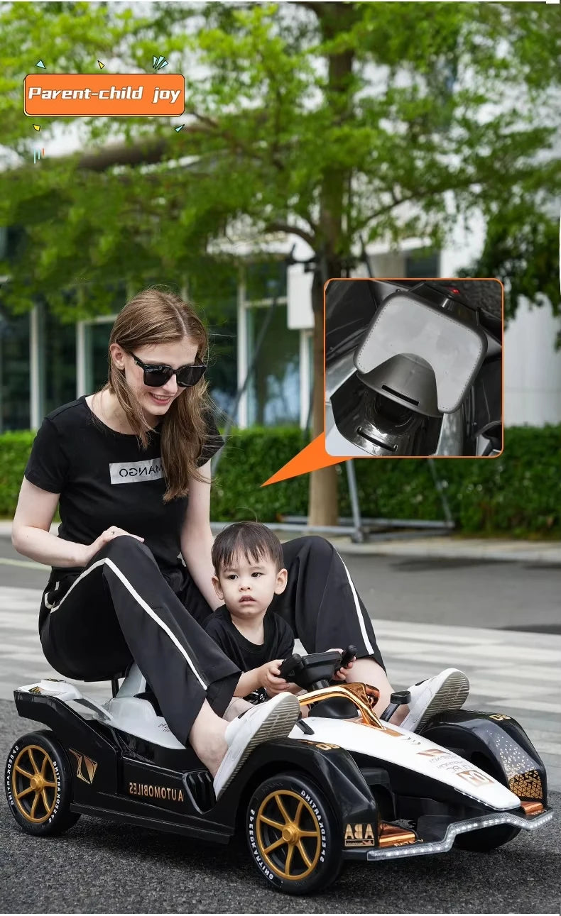 12V 2-Seater F1 Sport Kids Go Kart with Parent Control | Kids Rider (Recommended Age: 3–8 Years)
