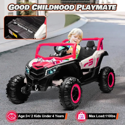 24V Kids Ride-On UTV 4x150W w/ Remote Control | Battery Powered Off-Road UTV