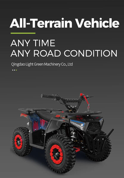 50cc 4-Stroke Gas ATV Quad Chain Bike for Big Kids & Adults | Kids Rider