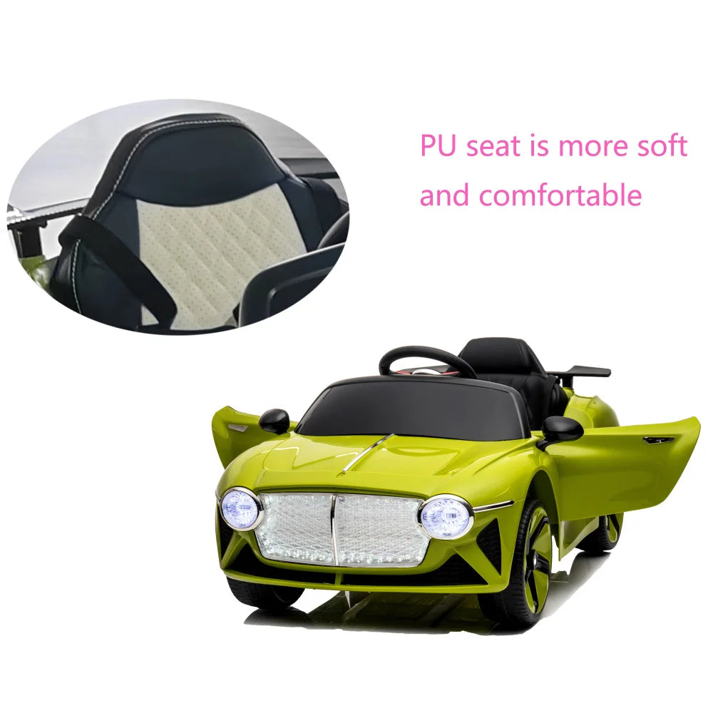 12V Kids Ride-On Car w/ Remote & PU Seat | 1-Seater