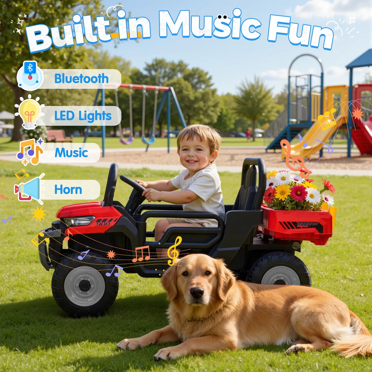 24V Kids Ride-On Dump Truck 400W w/ Remote & Electric Bed | Kids Rider