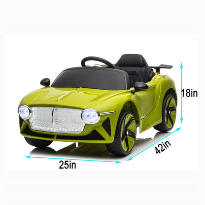 12V Kids Ride-On Car w/ Remote & PU Seat | 1-Seater