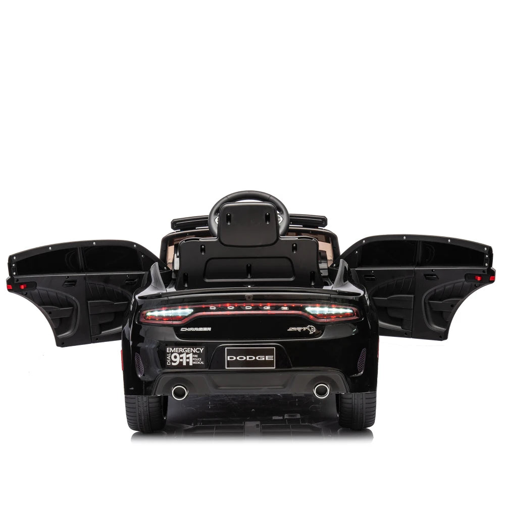 🚔 Dodge Charger 12V Kids Ride-On Police Car w/ Remote & Lights