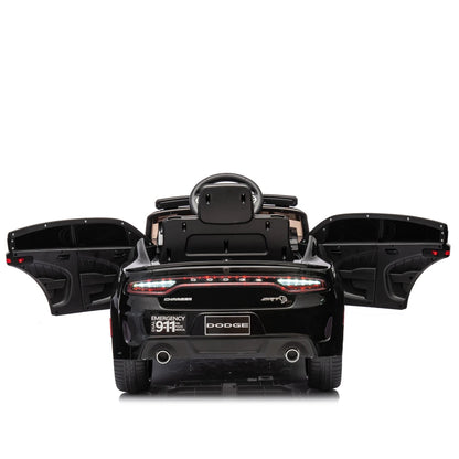 🚔 Dodge Charger 12V Kids Ride-On Police Car w/ Remote & Lights