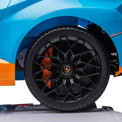 24V Licensed Lamborghini Huracan STO Kids Electric Ride-On Drift Car: 360° Spin