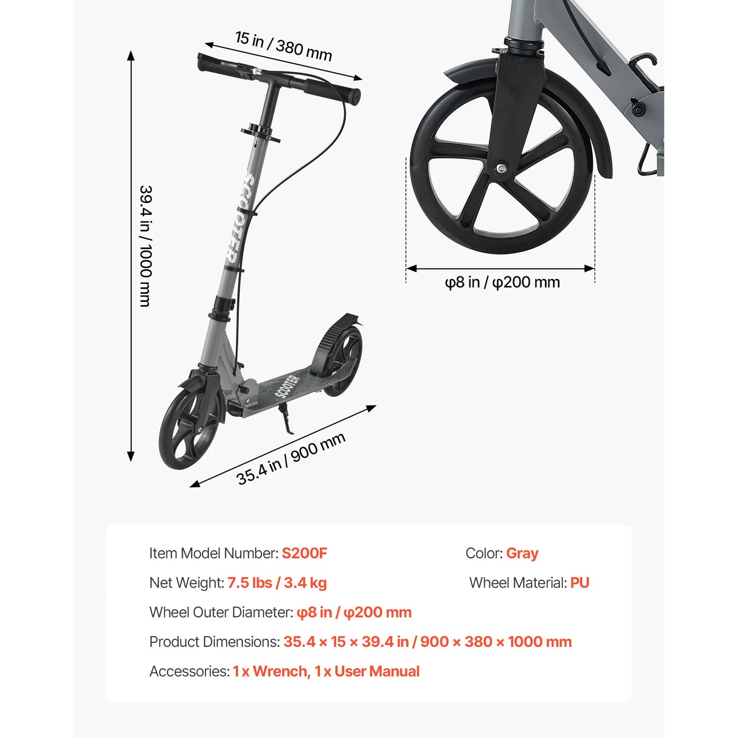 2 - Wheel Kick Scooter for Kids, Teens & Adults | Adjustable Handlebar | Kids Rider
