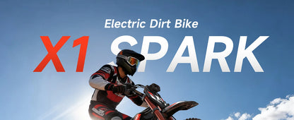 QRONGE X1 Spark 60V - 4500W Electric Dirt Bike for Teens & Adults | 50MPH w/Fat Tire Electric Motorcycle