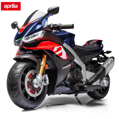Aprilia Licensed 24V Kids Ride on Motorcycle w/LED Lights (Age: 4 to 12Y)