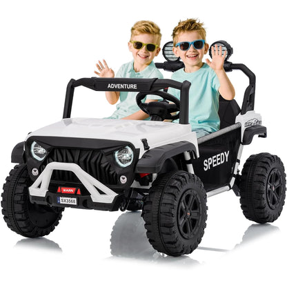 24V 2-Seater Kids Ride-On Truck w/ Remote & Bluetooth | (Age: 3 to 8 Yeras)