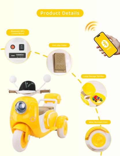 12V 3-Wheel Kids Electric Scooter for Boys & Girls | Kids Rider