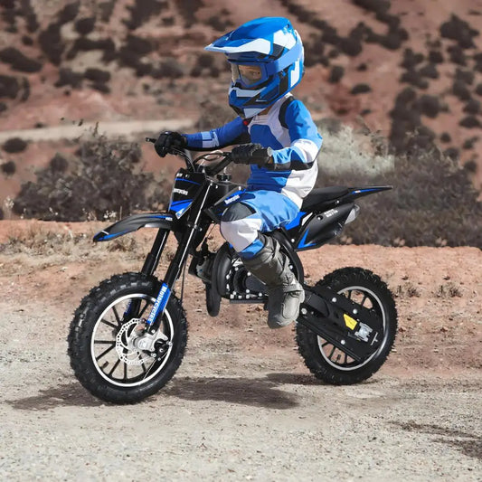49cc Mini Kids Dirt Bike 2-Stroke Gas Motorcycle W/ Off-Rode Tire Up To 25 MPH