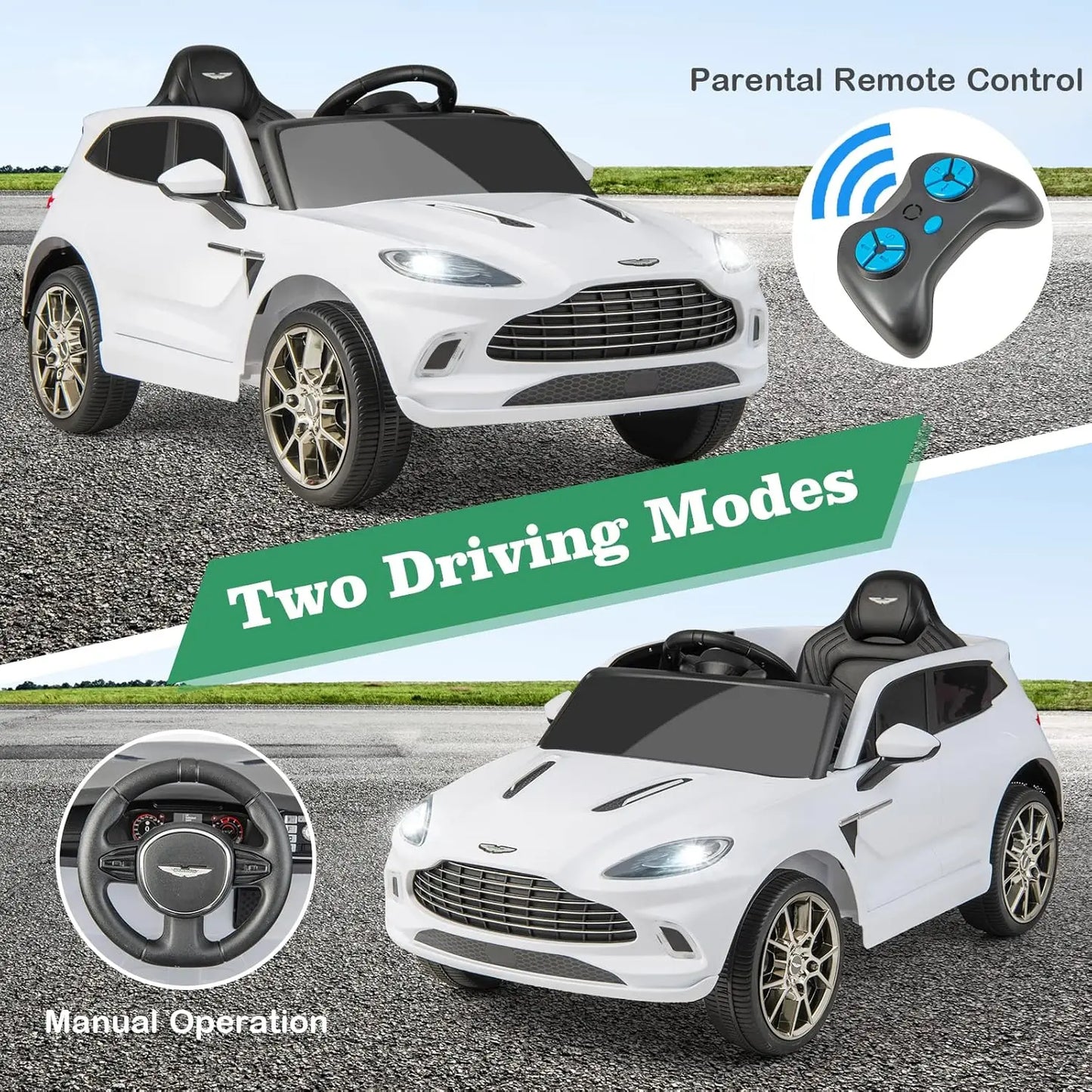 Aston Martin DBX 12V Kids Ride-On Car w/ Remote | 1-Seater