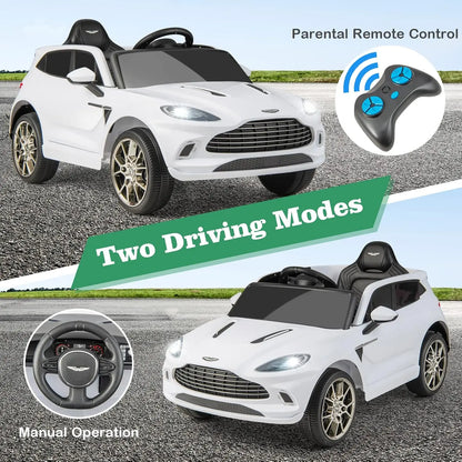 Aston Martin DBX 12V Kids Ride-On Car w/ Remote | 1-Seater