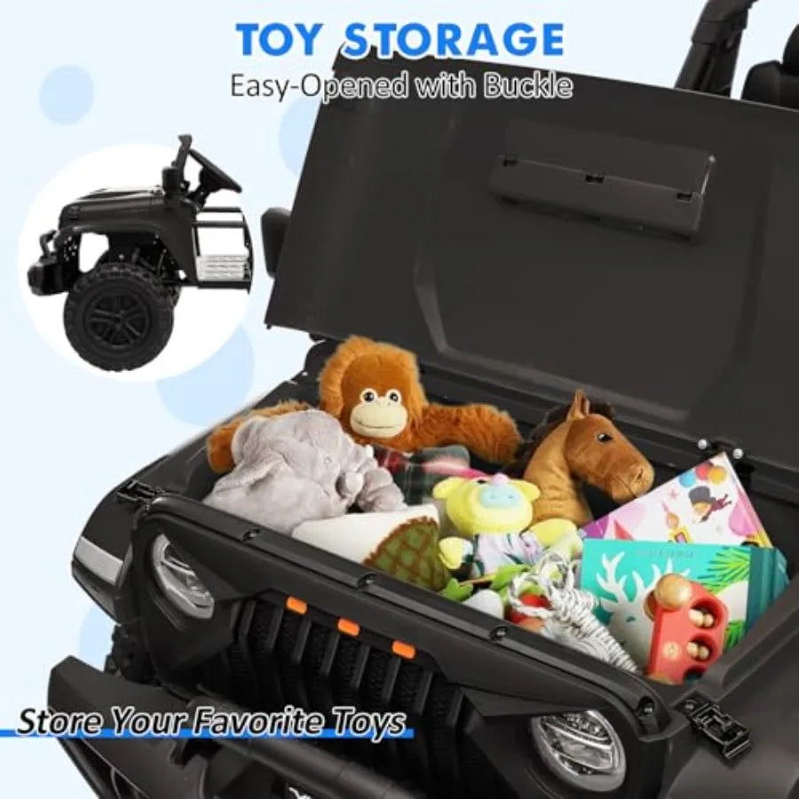 24V Kids Ride-On Truck | 2 Seater, Remote Control & 3 Speeds | Kids Rider