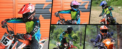 DOT Certified Kids Motocross Helmet for ATV, UTV & Dirt Bike | Kids Rider (3-14 Years)
