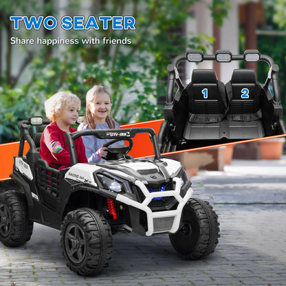 24V Electric Ride-On Car | 2 Seater with Parent Remote | Kids Rider