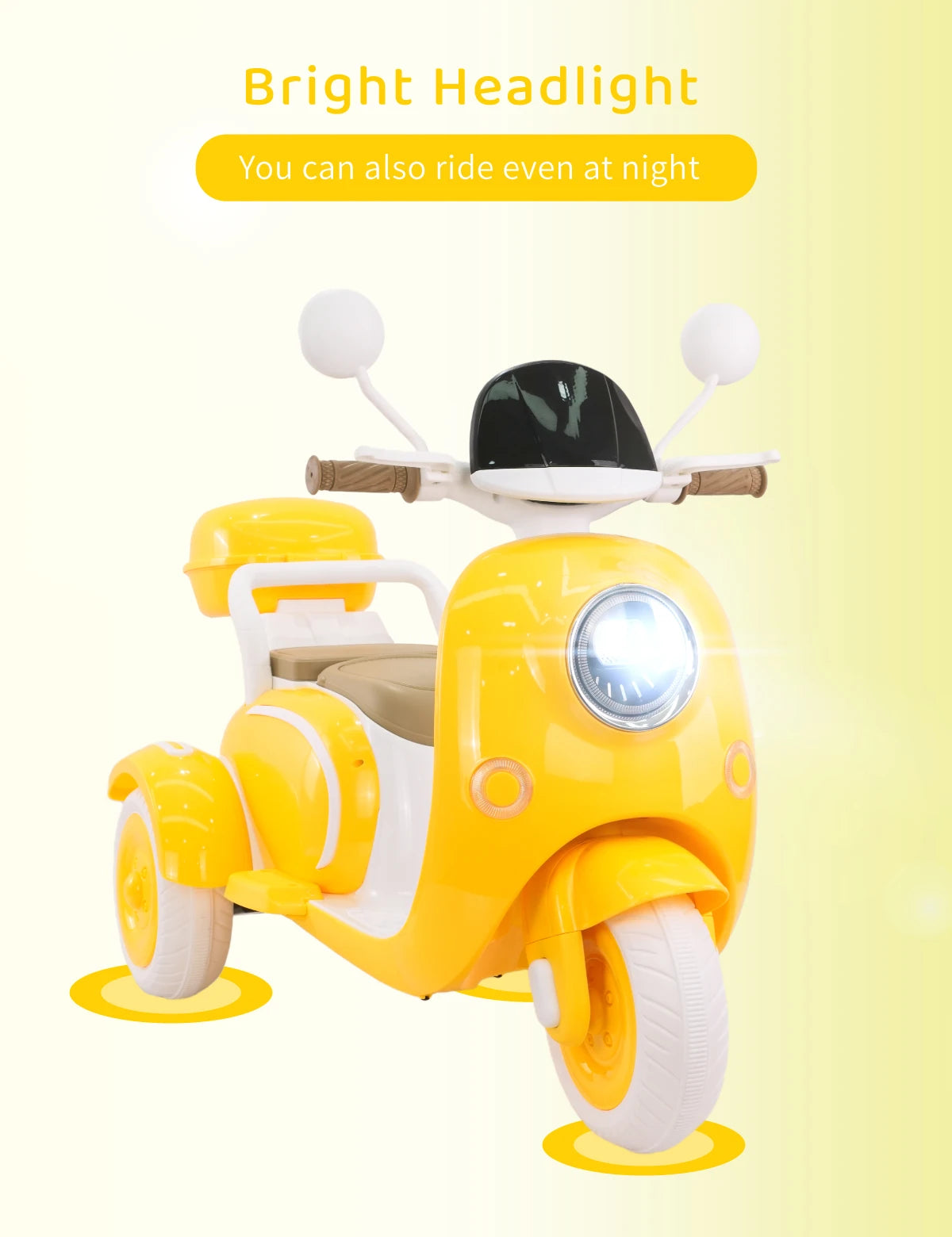 12V 3-Wheel Kids Electric Scooter for Boys & Girls | Kids Rider