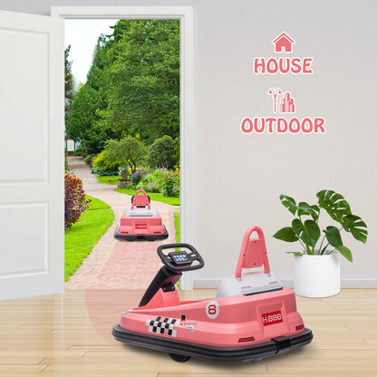 6V Kids Ride-On Bumper Car with 360° Spin & Lights | Kids Rider