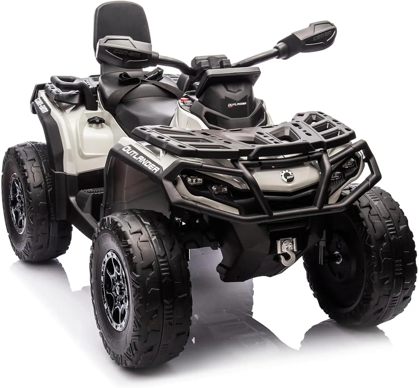 24V 4WD 2-Seater Electric Ride-On ATV for Kids w/ Leather Seats & Remote (Age: 4 to 12Y)