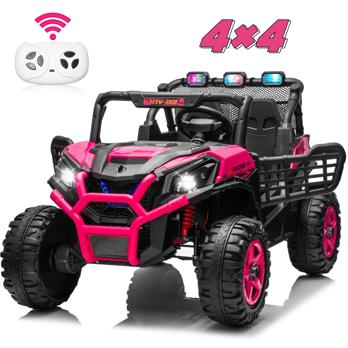 24V XL 2-Seater Kids Ride-On UTV 4WD w/ Remote | Off-Road UTV w/Long-Endurance Battery Power
